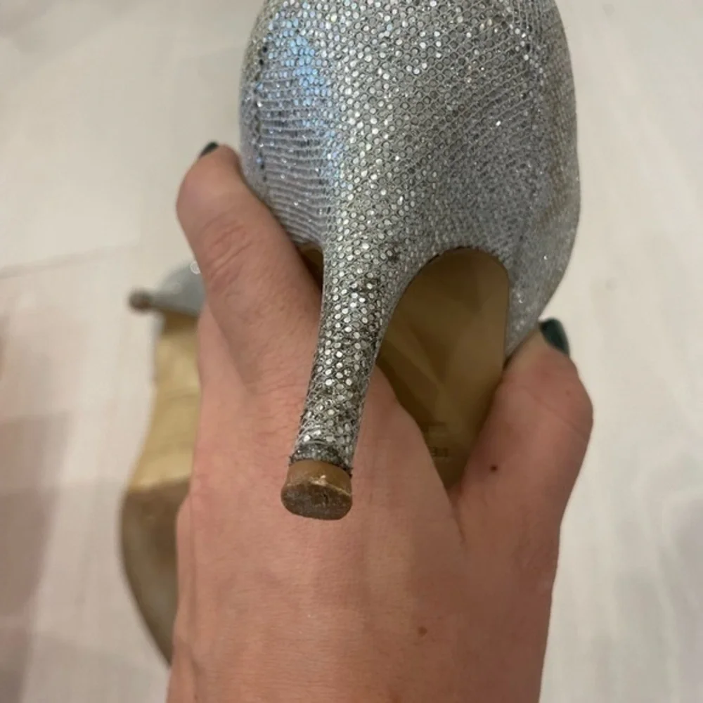 Kate Spade Glitter Sparkle Peep Toe Heel Size 11